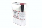 Прозрачный лак для печатныx плат и электронныx компонентов Solins Plastik-71, 1л.