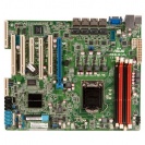 Материнская плата Asus P8B-E4/L (работает только с DDR3 ECC) с разбора