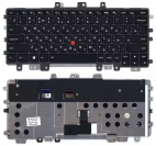 Клавиатура для ноутбука Lenovo Thinkpad Helix 2nd 20CG 20CH черная с подсветкой