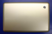 Задняя крышка матрицы для ноутбука HP Pavilion DV6-3000, золотая, с разбора