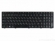 Клавиатура для ноутбука Lenovo G500, G505, G510, G700, G710, черная с рамкой, горизонтальный Enter