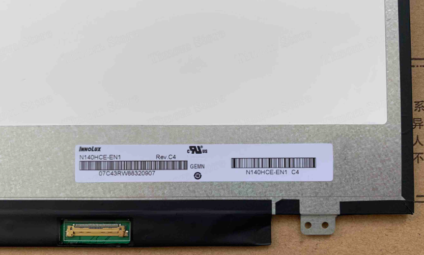 Матрица Lenovo Laptop LCD LED N140HCE-EN1 Rev.C2 C4, оригинальный Innolux для 14,0  FHD 1920*1080 IPS 30pin тонкий матовый дисплей 72% NTSC