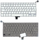 Клавиатура для ноутбука Apple A1342 2009-2010 белая 13,3" большой Enter