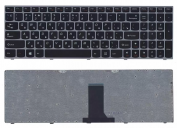 Клавиатура для ноутбука Lenovo IdeaPad B5400, M5400 with silver frame