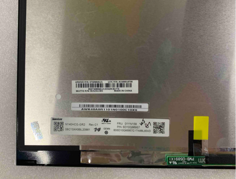  Матрица для Lenovo Thinkpad Светодиодная сборка для X1 Yoga 2019 LCD 14,0 
