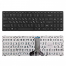 Клавиатура для ноутбука Lenovo Ideapad 100-15, 100-15IBD Series. Плоский Enter. Черная, с рамкой