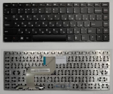Клавиатура для ноутбука Lenovo IdeaPad U400 чёрная, без рамки