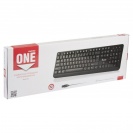 Клавиатура проводная мультимедийная Smartbuy ONE 208 USB черная