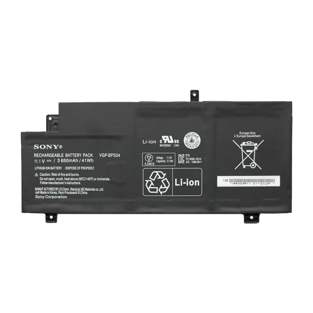 Аккумулятор, батарея VGP-BPS34