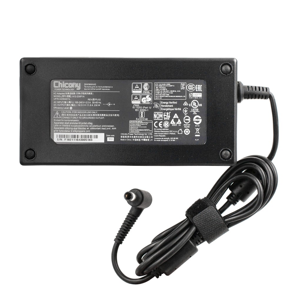Блок питания для MSI 19.5V 11.8A 7.4x5.0 (230W)