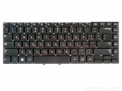 Клавиатура для ноутбука Samsung 350V4C, NP350V4C, 355V4C, NP355V4C, черная без рамки, горизонтальный Enter