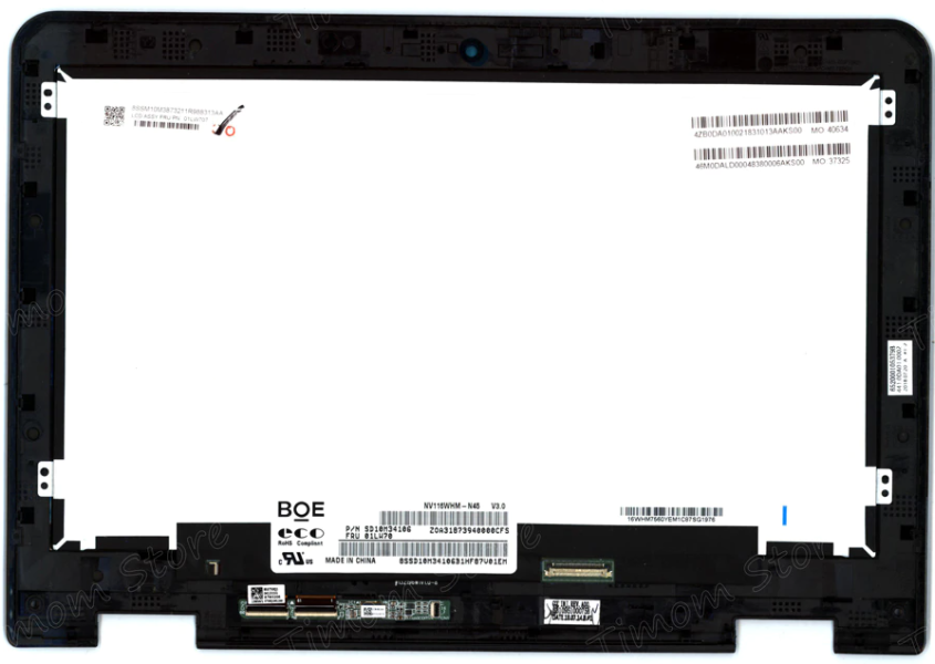 Матрица для  Lenovo ThinkPad 11e 5th Gen 20LN 20LM LCD assembly 1366*768 