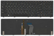 Клавиатура для ноутбука Lenovo IdeaPad Y580 with frame and light