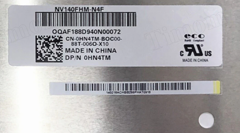 Матрица NV140FHM-N4F DP/N 0HN4TM NV140FHM N4F для панели BOE бренд 1920*1080