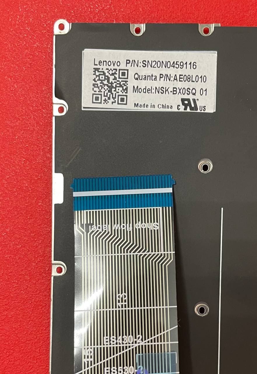 Клавиатура для ноутбука Lenovo Yoga 530-14IKB черная с подсветкой