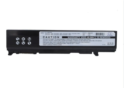 Аккумулятор CameronSino CS-TOM500NB для ноутбука Toshiba Dynabook Qosmio F20, F20/370LS2, 10.8В, 4400 мАч, Li-ion, черный