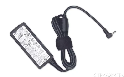 Блок питания (сетевой адаптер) для ноутбуков Samsung 12V 3.33A 40W 2.5x0.7, (оригинал), без сетевого кабеля