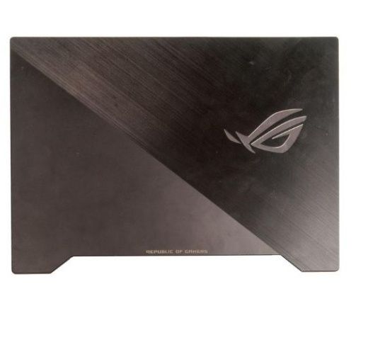 Крышка матрицы для Asus GL504 черная,металлическая с подсветкой с разбора