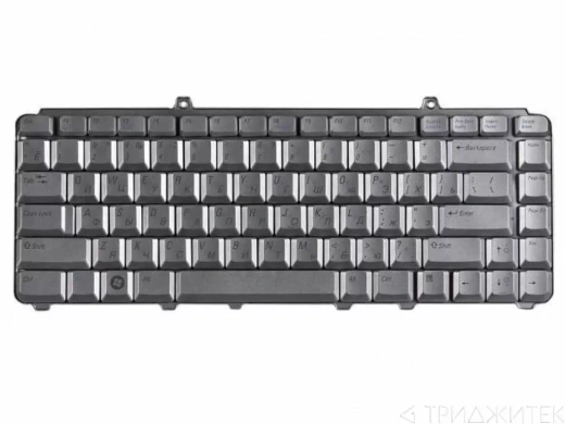 Клавиатура для ноутбука Dell 1420, 1525, 1540, 1545, для XPS M1330, Vostro 1400, серебристая, горизонтальный Enter