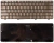 Клавиатура для ноутбука HP Pavilion dv3-2000, dv3-2100 кофе