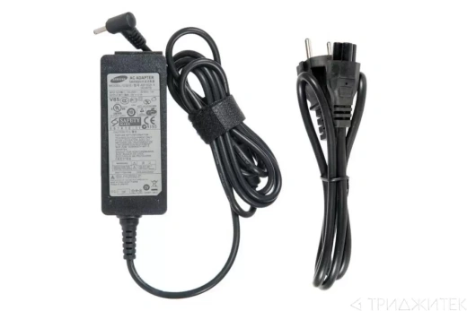 Блок питания (зарядное) для ноутбука Samsung NP540, NP530 19 В, 2.1 А, 40 Вт, 3.0x1.1