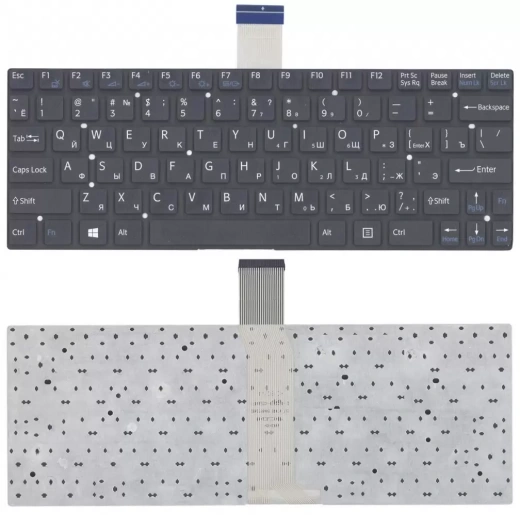Клавиатура для ноутбука Sony Vaio SVT11, черная