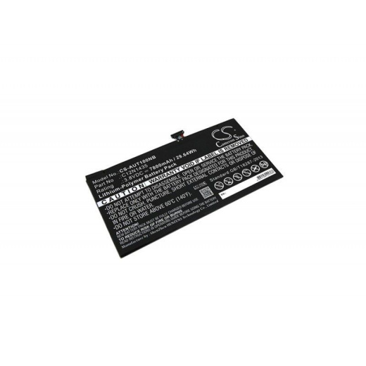 Аккумулятор CameronSino CS-AUT100NB для ноутбука Asus Transformer Book T100HA, 3.8В, 7800 мАч, 29.64 Вт, Li-Polymer, черный