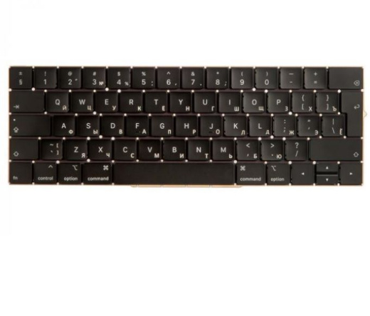 Клавиатура для Apple MacBook Pro 13 15 Retina Touch Bar A1706 A1707 Late 2016 Mid 2017 Г-образный Enter RUS
