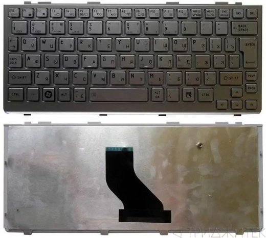 Клавиатура для ноутбука Toshiba NB305, серая