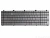 Клавиатура для ноутбука Asus N55, N55S, N55SF, N55SL, N75, N75S,N75SF, N75SL, X5QS, X5QSF, PRO7DS, PRO7DSF, PRO7DSL, X7DS, X7DSF, X7DSL, серебристая, высокие кнопки со скосом, горизонтальный Enter