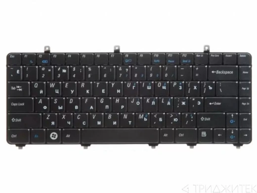 Клавиатура для ноутбука Dell Vostro 1220, черная, горизонтальный Enter