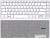 Клавиатура для ноутбука Samsung 470R4E BA59-03680A, белая