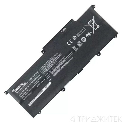 Аккумулятор (акб, батарея) AA-PLXN4AR для ноутбукa Samsung NP900X3D, NP900X3C, NP900X3E, NP900X3F, NP900X3G 7.5 В, 5800 мАч