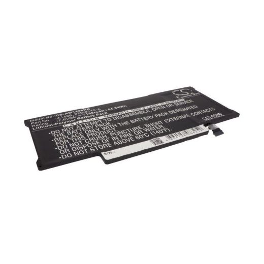 Аккумулятор CameronSino CS-AM1496NB для ноутбука Apple Macbook Air 13" A1466, 7.6В, 7150 мАч, 54.34 Вт, Li-Polymer, черный