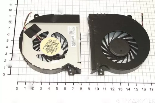 Вентилятор (кулер) Dell XPS 15, L501X, L502X, L521X, 3 pins