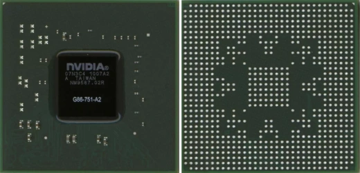 Видеочип NVIDIA G86-751-A2