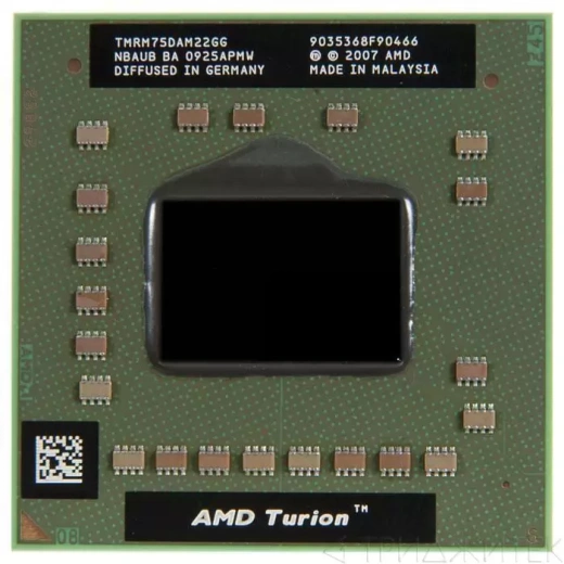 Процессор Socket S1 AMD Turion 64 X2 Mobile RM-75 2200MHz (Lion, L2 Cache, TMRM75DAM22GG) RB