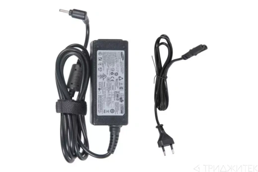 Блок питания (зарядное) для ноутбука Samsung Ativ Smart PC XE500T1C, XE700T1C 12 В, 3.33 А, 40 Вт, 2.5x0.7