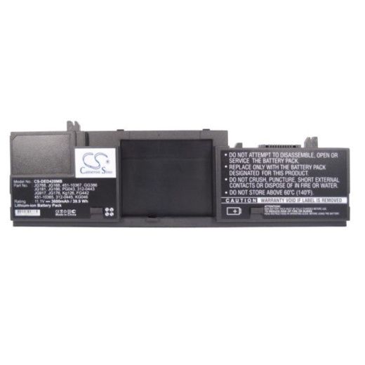 Аккумулятор CameronSino CS-DED420MB для ноутбука Dell Latitude D420, Latitude D430, 11.1В, 3600 мАч, 39.96 Вт, Li-ion, черный