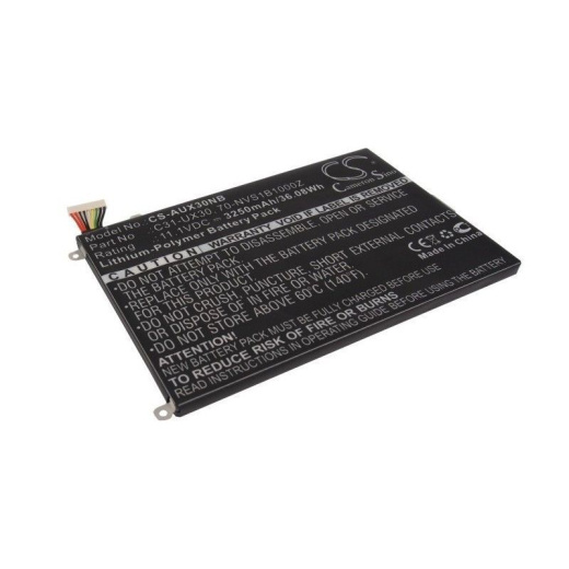 Аккумулятор CameronSino CS-AUX30NB для ноутбука Asus UX30, UX30-1A, 11.1В, 3250 мАч, 36.08 Вт, Li-Polymer, черный