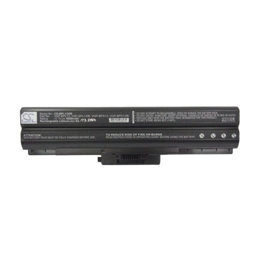Аккумулятор CameronSino CS-BPL13HB для ноутбука Sony VAIO, VAIO VGN-AW230J/H, 11.1В, 6600 мАч, Li-ion, черный