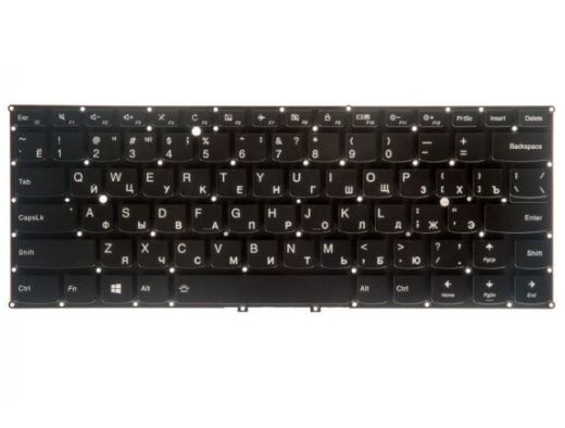 Клавиатура для ноутбука Lenovo Yoga 920, 920-13IKB черная с подсветкой