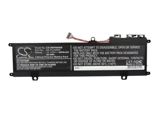 Аккумулятор CameronSino CS-SNP880NB для ноутбука Samsung 780Z5E-S01, ATIV Book 8, 15.1В, 6000 мАч, 90.6 Вт, Li-Polymer, черный
