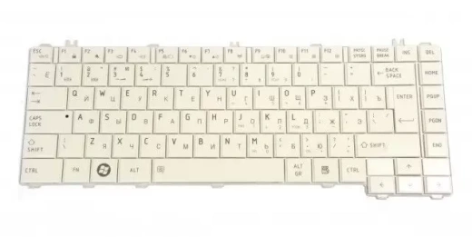 Клавиатура для Toshiba Satellite C600/C645/L600/L630/L635/L640/L645 RU, Glossy