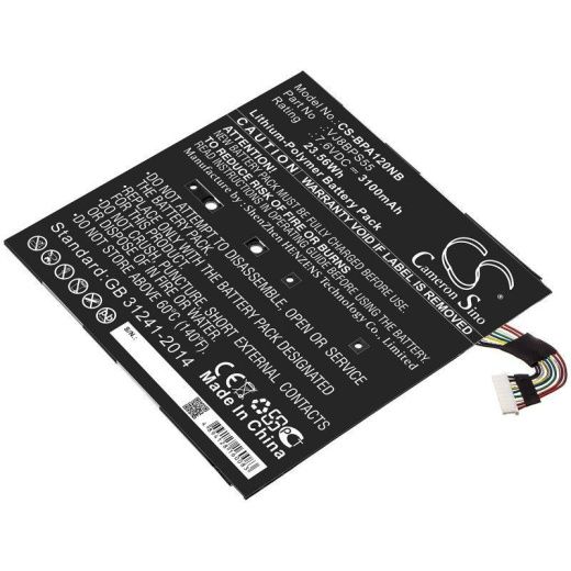 Аккумулятор CameronSino CS-BPA120NB для ноутбука Sony VAIO A12, 7.6В, 3100 мАч, 23.56 Вт, Li-Polymer, черный
