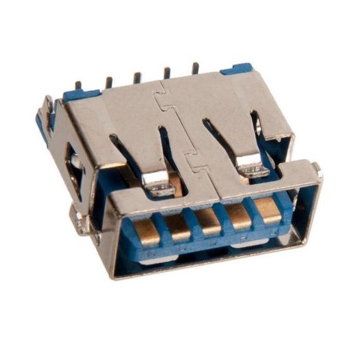 Коннектор Asus LAN JACK 8P8C R/A,DIP