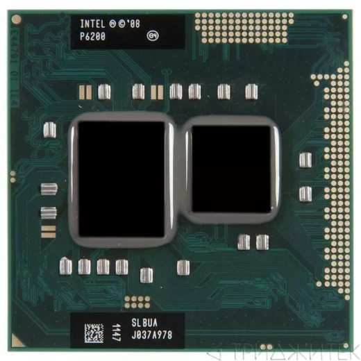 Процессор Socket 988 Intel Pentium Dual-Core Mobile P6200 2133MHz (Arrandale, 3072Kb L3 Cache, SLBUA) PGA Tested