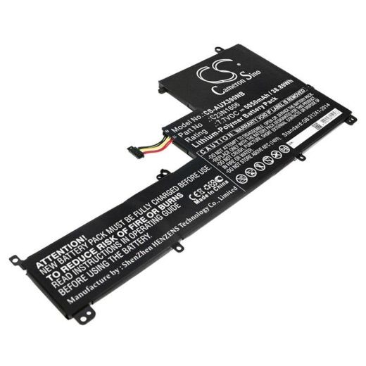 Аккумулятор CameronSino CS-AUX390NB для ноутбука Asus UX390, UX390U, UX390UA, 7.7В, 5050 мАч, 38.89 Вт, Li-Polymer, черный