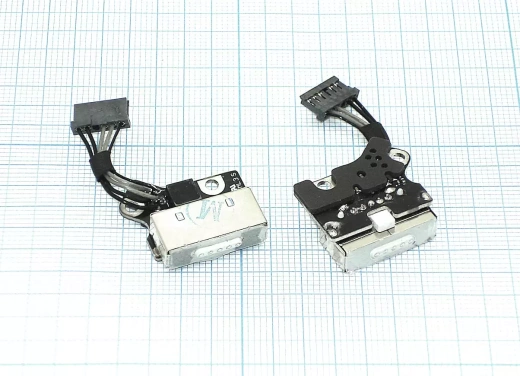 Разъем для ноутбука Apple MacBook Pro Retina 15 A1398 Late 2013 Mid 2014 MagSafe 2 с кабелем