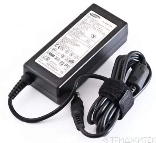 Блок питания (сетевой адаптер) для ноутбуков Samsung 19V 4.74A 90W 5.5x3.0, (оригинал), без сетевого кабеля